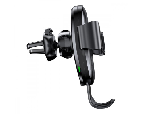 Тримач в машину з Бездротовим ЗП Baseus Gravity Car Mount (Air Outlet Version) 1.67A 10W black