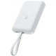 Портативна Батарея Baseus EnerFill FM11 with Built-in Type-C Cable 10000mAh 30W white 2003000306996 6953156211599