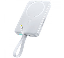 Портативна Батарея Baseus EnerFill FM11 with Built-in Type-C Cable 10000mAh 30W white 2003000306996 6953156211599