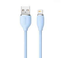 Кабель Baseus Jelly Liquid Silica Gel Fast Charging Lightning 2.4A (1.2m) blue 2001000538546 6932172603786