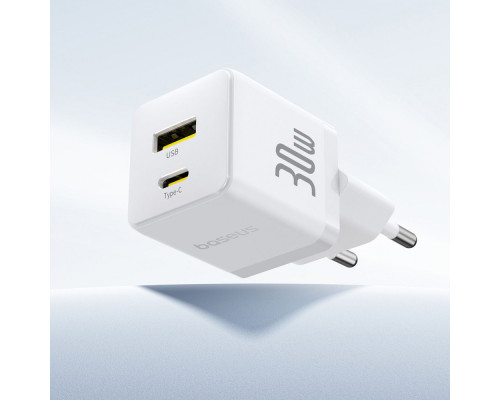 МЗП Baseus Palm Fast Charger Type-C+USB 30W black 2003000230994 6932172672478