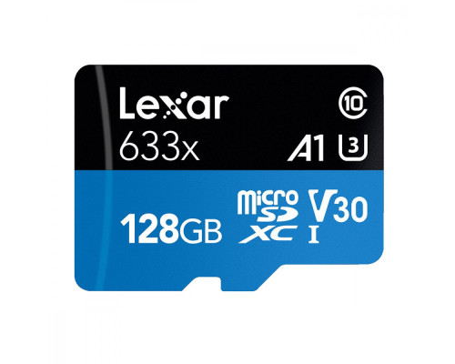 Накопичувач Micro SDXC Card LEXAR 633x (Class 10 UHS-I U3) 128GB