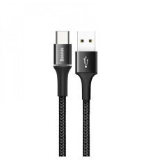 Кабель Baseus Halo Data Type-C 3A (1m) black