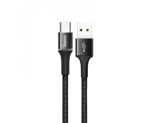 Кабель Baseus Halo Data Type-C 3A (1m) black
