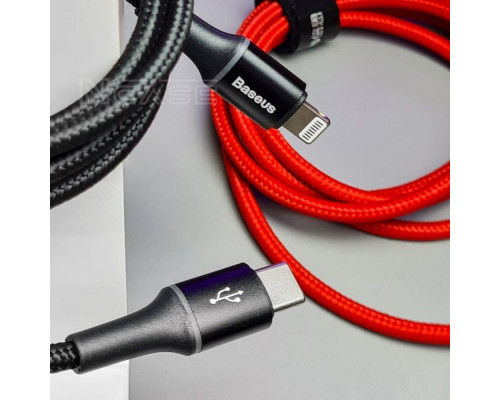 Кабель Baseus Halo Data Type-C 3A (1m) black