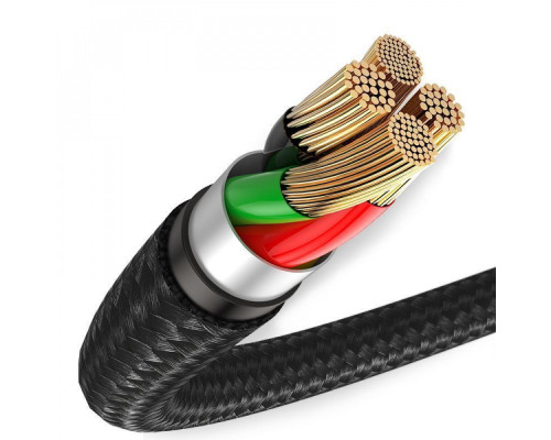 Кабель Baseus Halo Data Type-C 3A (1m) black