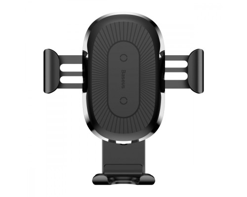 Тримач в машину з Бездротовим ЗП Baseus Gravity Car Mount (Air Outlet Version) 1.67A 10W black