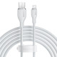 Кабель Baseus Pudding Series Fast Charging Lightning 2.4A (2m) white