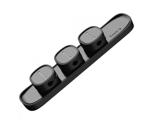 Тримач Baseus Peas Cable Clip black