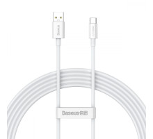 Кабель Baseus Superior Series (SUPERVOOC) Fast Charging Data Type-C 65W (1m) white 2001001254346 6932172612894