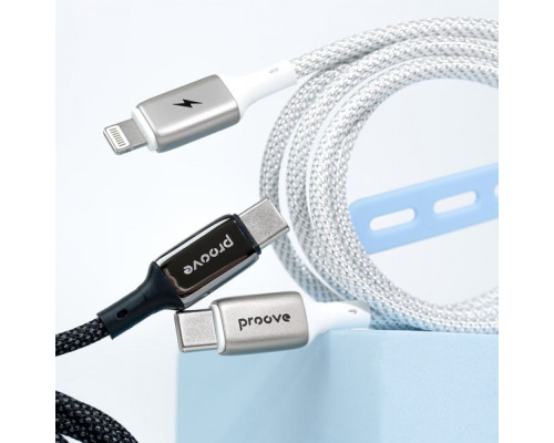 Кабель Proove Dense Metal Micro USB 2.4A (1m) white