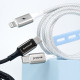 Кабель Proove Dense Metal Micro USB 2.4A (1m) white