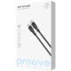 Кабель Proove Soft Silicone Type-C to Type-C 60W (2m) black 2003000247534 6901119483361