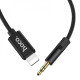 Кабель AUX Hoco UPA13 Lightning to 3.5mm Jack (1m) black