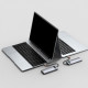 USB-Хаб Baseus Metal Gleam Series 8-in-1 Type-C gray