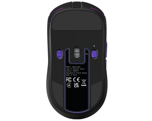 Дротова ігрова миша Proove Gaming Superfight Wired black/purple 2003000318081 6901113463468