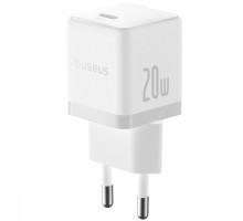 МЗП Baseus Palm Fast Charger 20W (Type-C) + Кабель Type-C to Lightning 20W (1m) white 2003000306927 6932172696702
