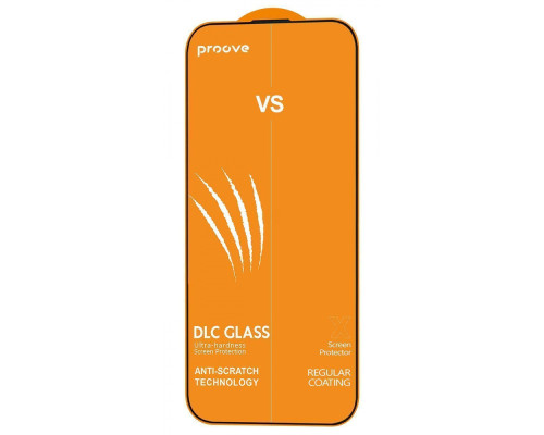Захисне скло Proove DLC VS version iPhone 14 Pro/15/16 black 2003000216622