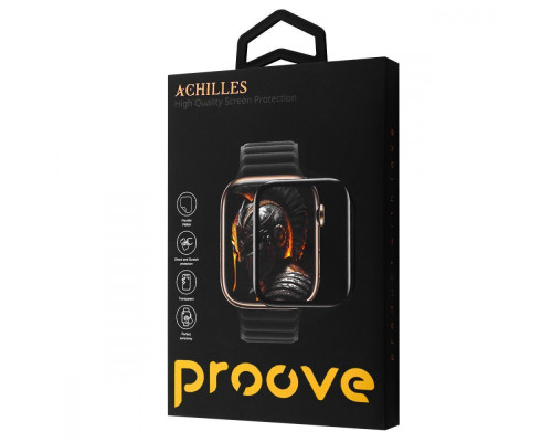 Захисне скло Proove Achilles Apple Watch Series 7/8/9/SE3 45 mm black 2001001841560