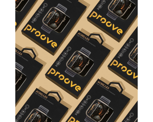 Захисне скло Proove Achilles Apple Watch Series 7/8/9/SE3 45 mm black 2001001841560