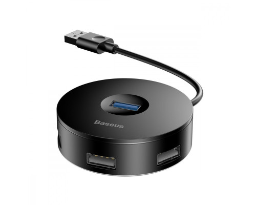 USB-Хаб Baseus Round Box Type-C to USB 3.0 + 3USB 2.0 gray