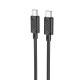 Кабель Hoco X88 Magic silicone 60W Type-C to Type-C (1m) black 2001000590414 6931474783363