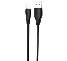 Кабель Proove Simple Silicone USB to Type-C 3A (2m) black 2003000244076 6901119760943