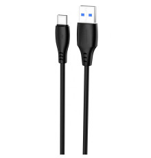 Кабель Proove Simple Silicone USB to Type-C 3A (2m) black 2003000244076 6901119760943