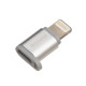 Перехідник Remax RA-USB2 Visual Micro / Lightning Колір Сталевий