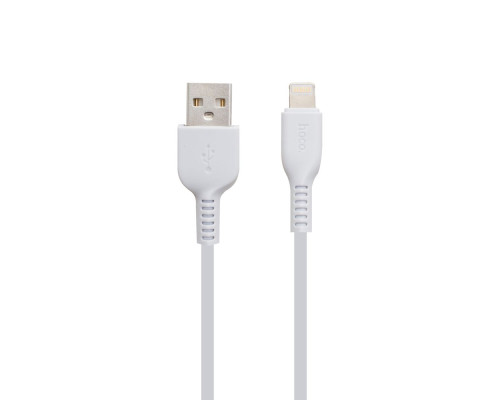 Кабель USB Hoco X20 Lightning Колір Білий 6957531068815