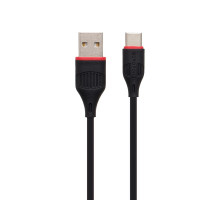 Кабель USB Borofone BX17 Type-C Колір Чорний 6957531099390