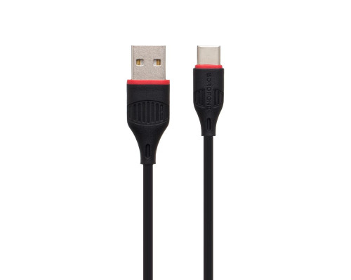 Кабель USB Borofone BX17 Type-C Колір Чорний 6957531099390