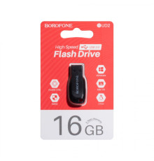 USB флеш-накопичувач Borofone BUD2 USB 2.0 16GB Колір Чорний