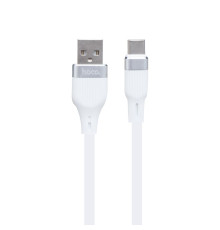 Кабель USB Hoco U72 Forest Silicone Type-C Колір Білий 6931474713315