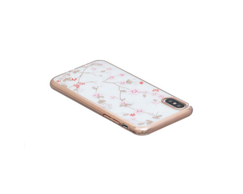 Чохол Sulada Flower для iPhone X/Xs Колір Золотий