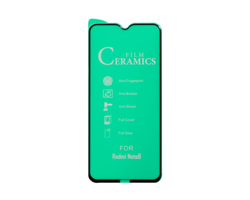 Захисне скло Film Ceramic for Xiaomi Redmi Note 8 без упаковки Колір Чорний 2020000144915