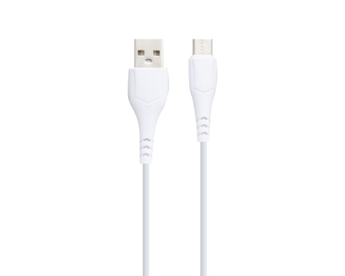 Кабель USB Borofone BX37 Wieldy Micro Колір Бiлий