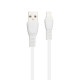 Кабель USB Hoco X40 Noah Lightning Колір Бiлий