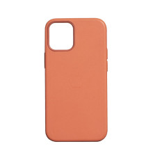 Чохол MagSafe Leather Case Full Size для iPhone 12 Mini Колір Red