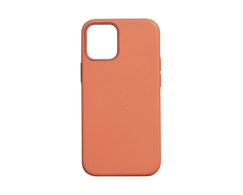 Чохол MagSafe Leather Case Full Size для iPhone 12 Mini Колір Red