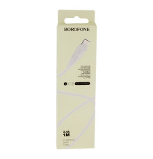 Кабель USB Borofone BX18 Lightning Колір Білий