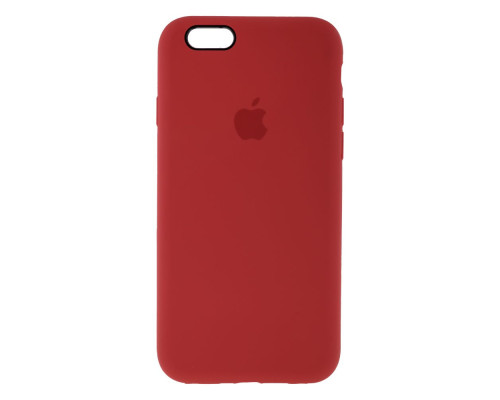 Чохол Silicone Case Full Size (AA) для iPhone 6/6s Колір 37.Rose red