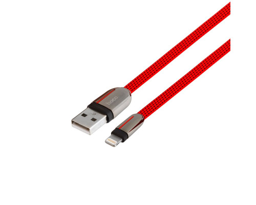 Кабель USB Hoco U74 Grand Lightning Колір Червоний