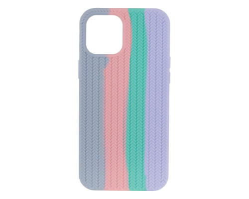 Чохол Silicone Knitted для iPhone 12 Pro Max Copy Колір 9, Green