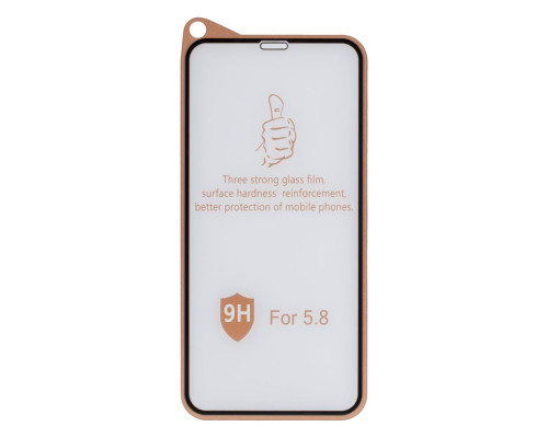 Захисне скло 9H Design for Apple iPhone X/XS/11 Pro Колір Чорний 2020000262497