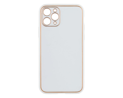 Чохол Leather Gold with Frame without Logo для iPhone 11 Pro Колір 3, Pink