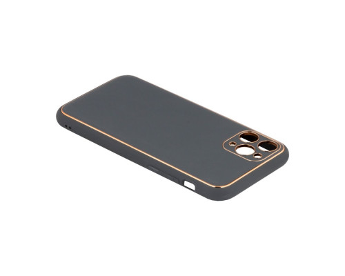 Чохол Leather Gold with Frame without Logo для iPhone 11 Pro Колір 3, Pink