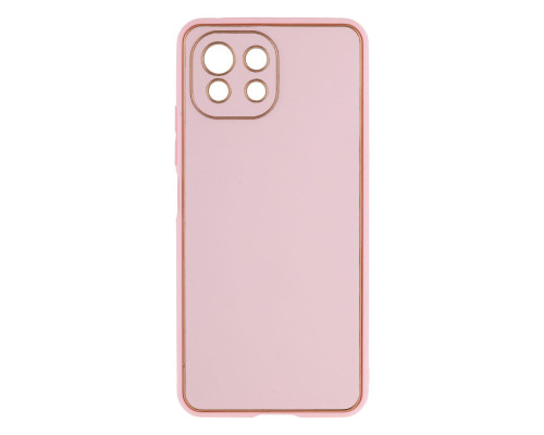 Чохол Leather Gold with Frame without Logo для Xiaomi Mi 11 Lite Колір 10, Gray