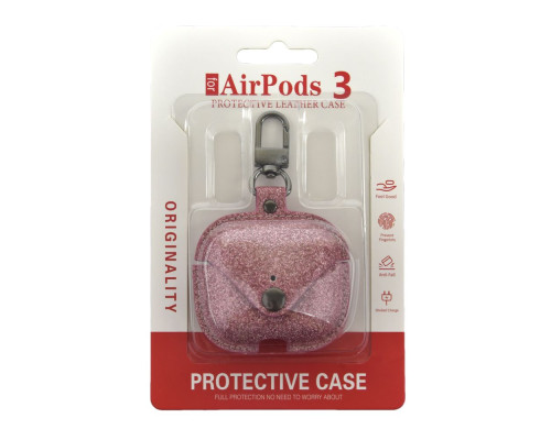 Футляр для навушників AirPods 3 Portfolio Shine Колір 4, Silver