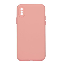 Чохол Silicone Case Full Camera no logo для iPhone X/Xs Колір 12, Pink 2020000293804